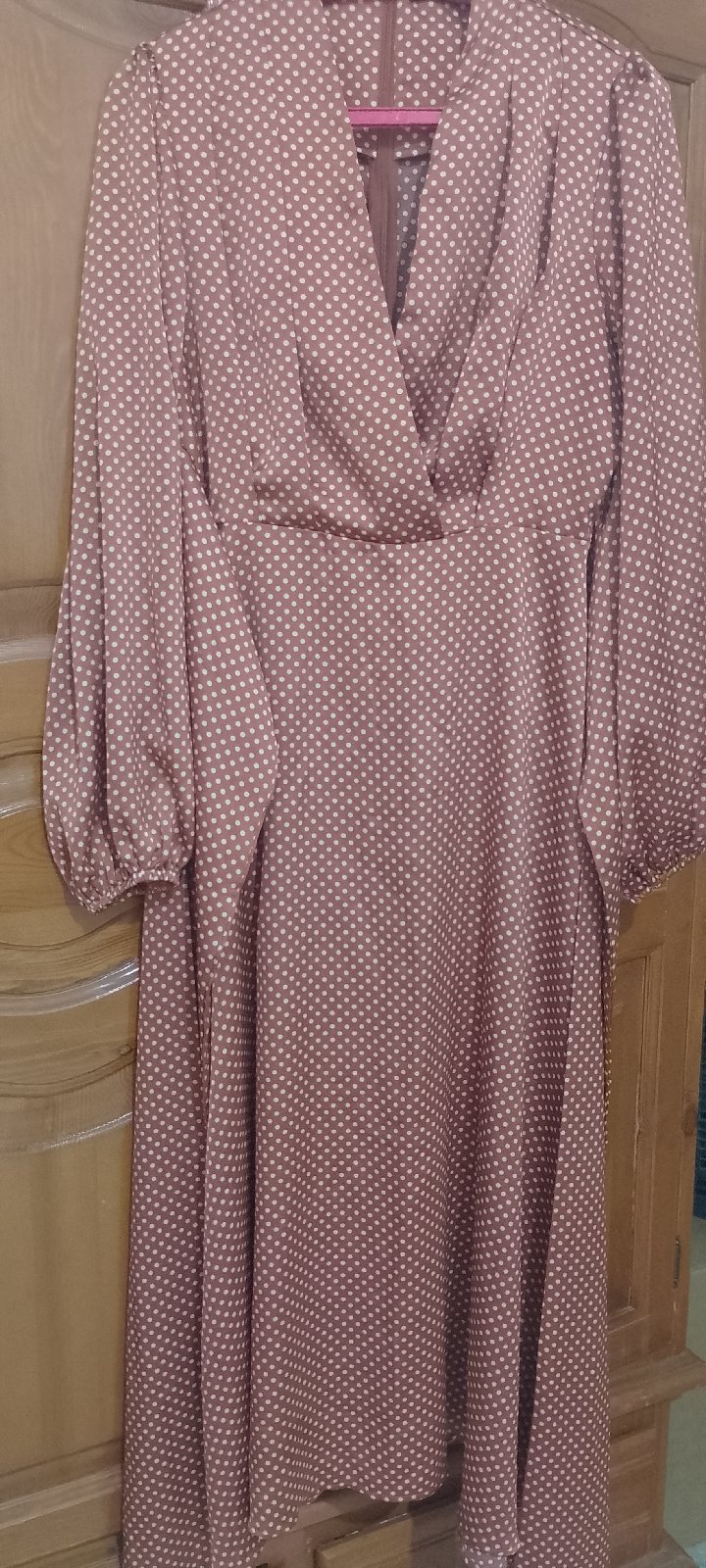 Robe caramel 