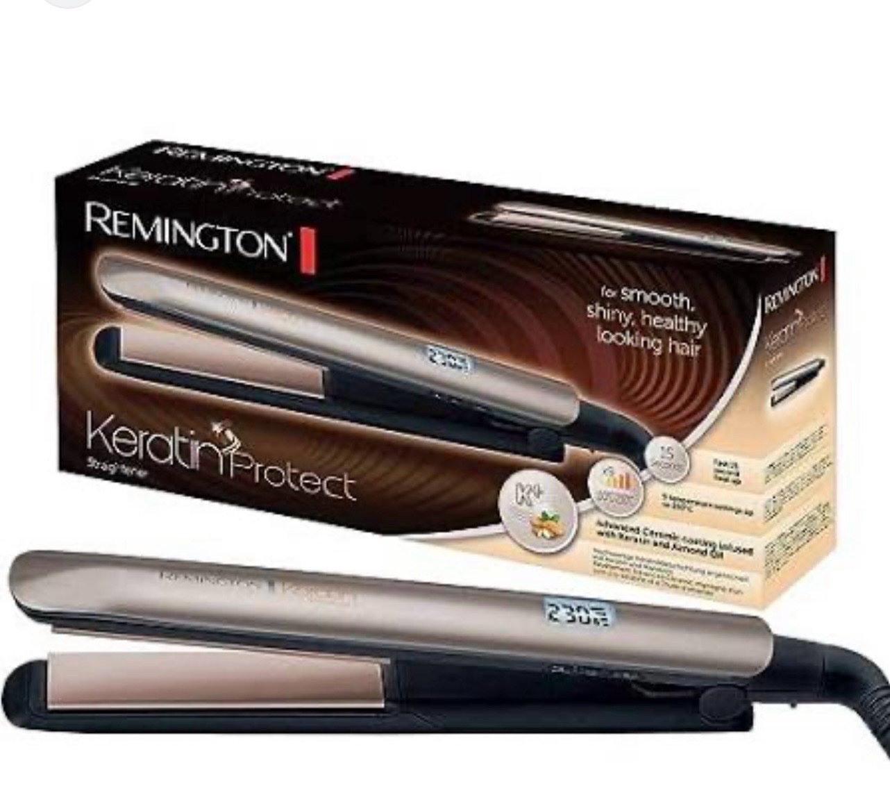 Plaque Remington Keratin Protect
