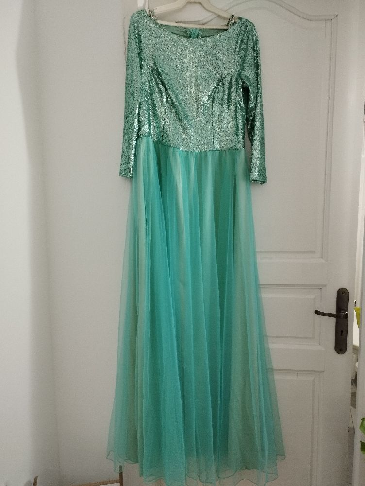 Robe vert soirée 