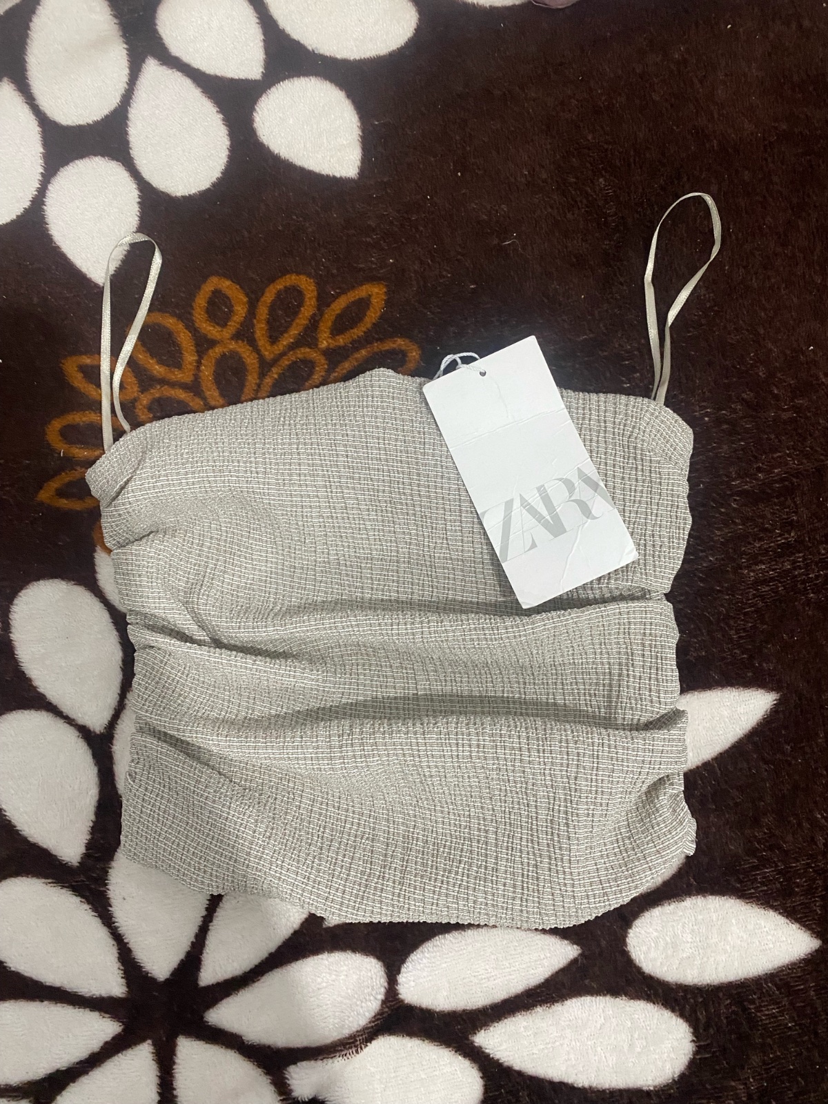 Top zara beige