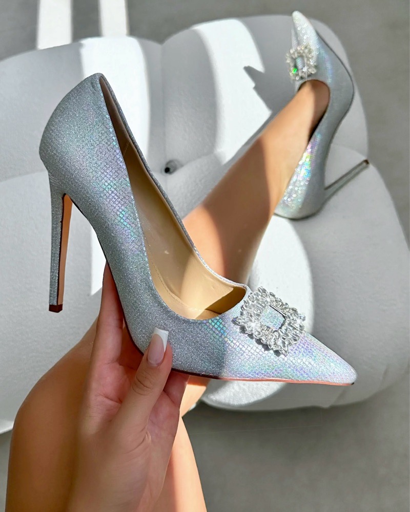 Sparks Silver Escarpins