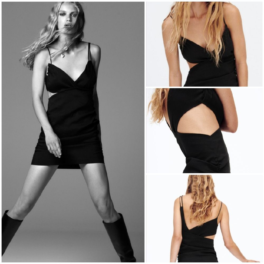 robe zara asymétrique