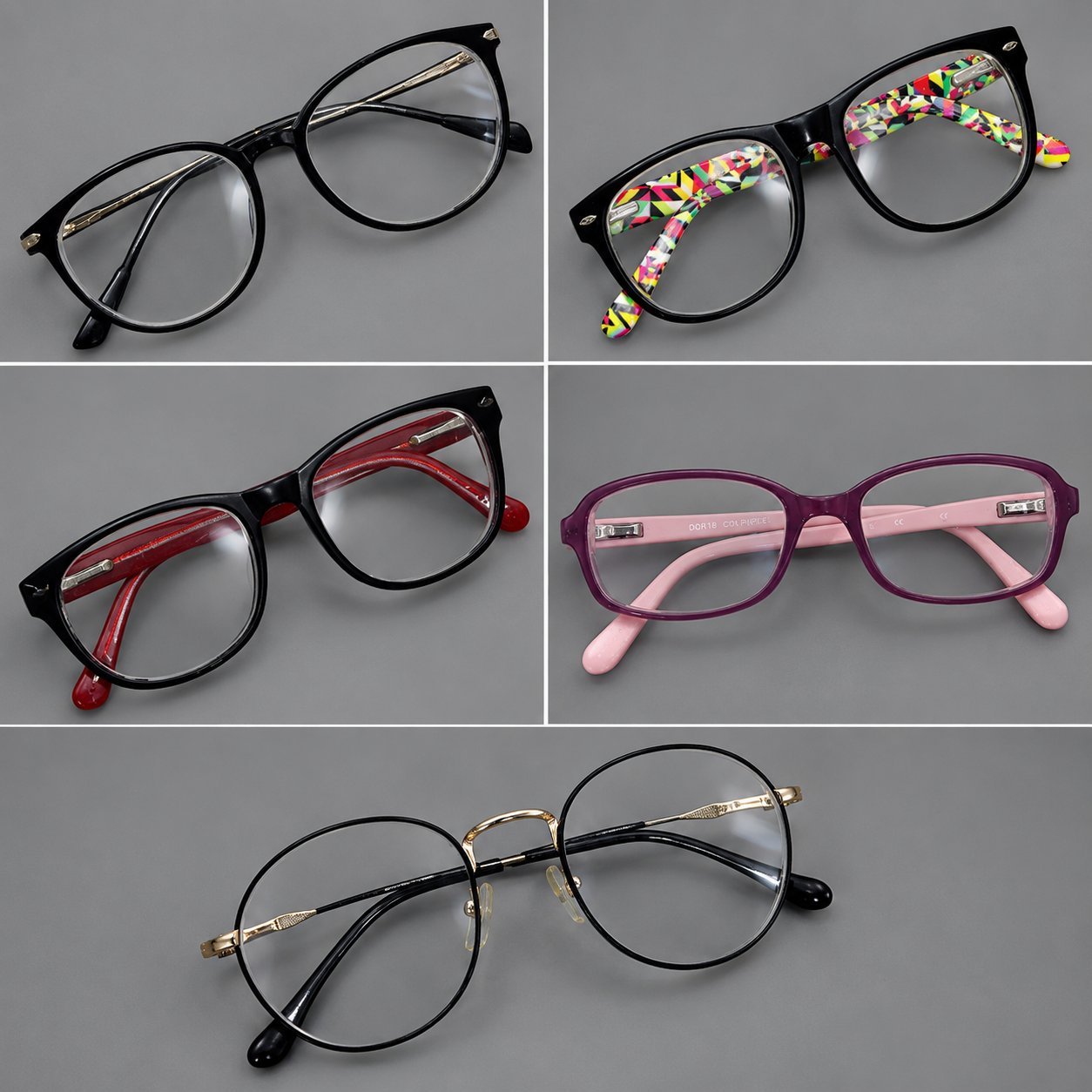 Des lunettes pour femmes👓avec deux bagues acier inoxydable en argent cadeaux 🎁