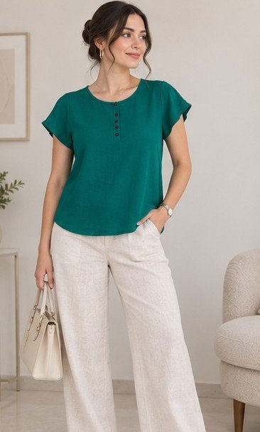 Pull en vert 💚