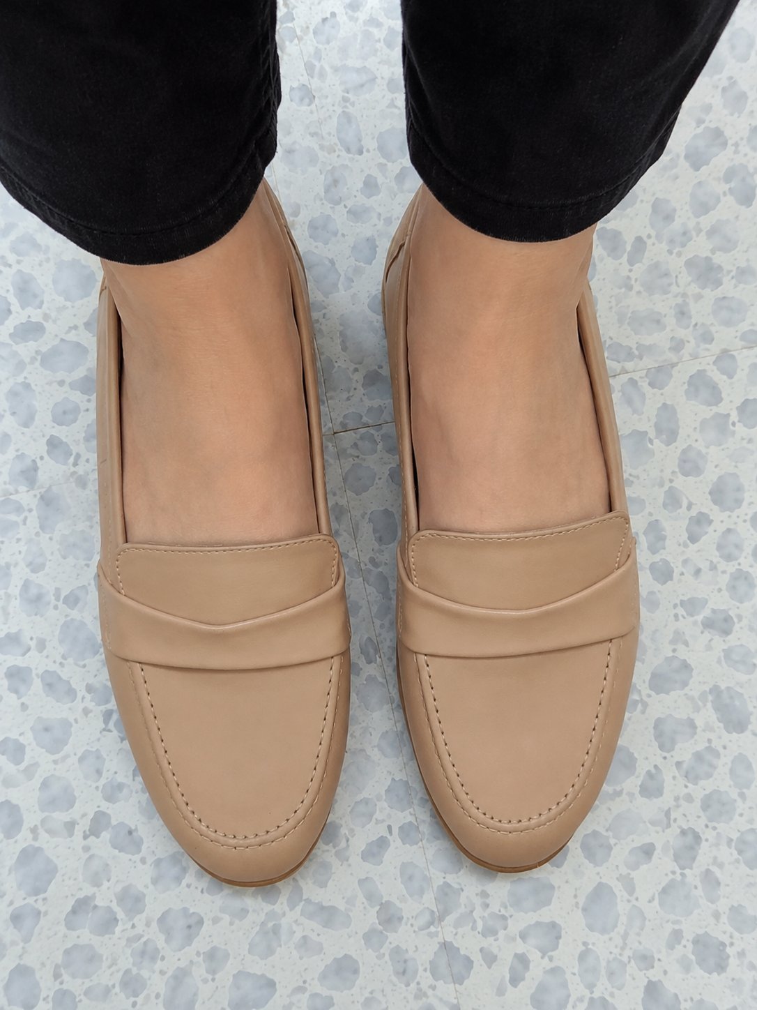 Slipon en couleur caramel  kaki