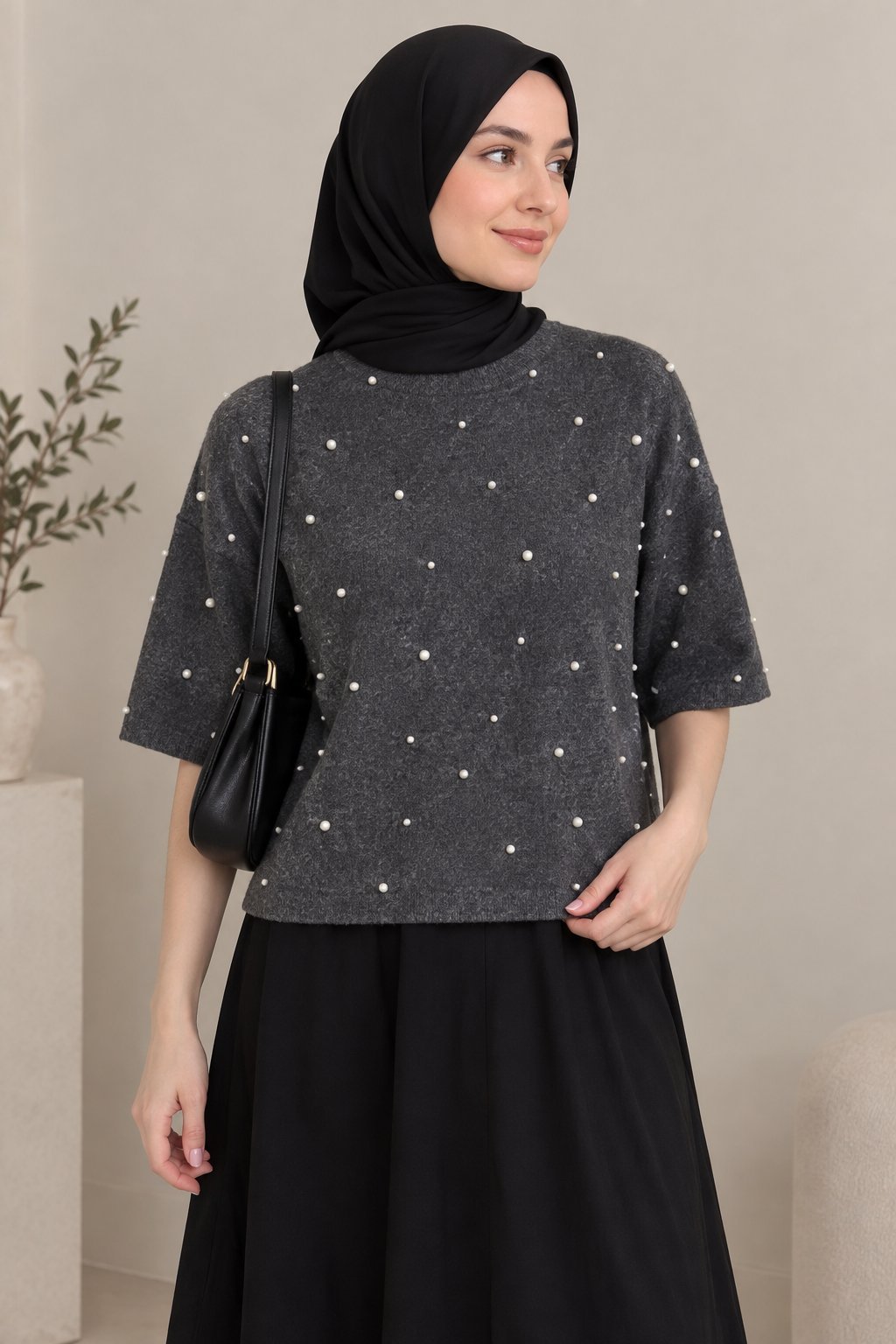 Pull en gris de la marque Zara