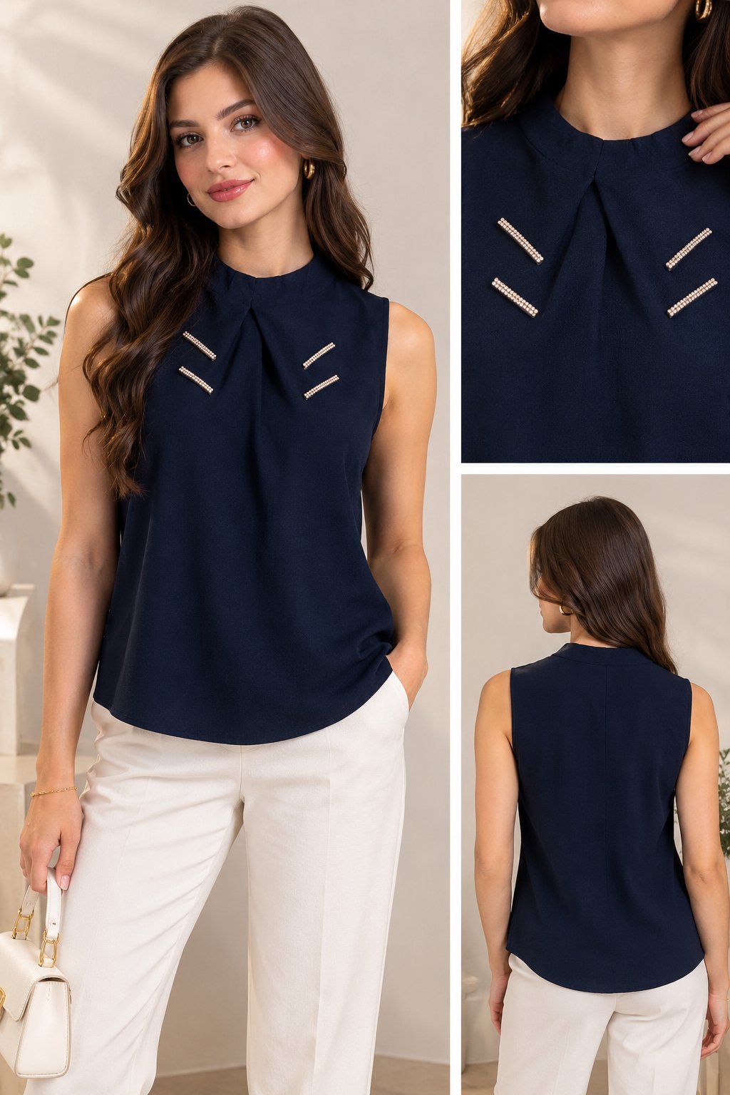 Blouse en bleu💙