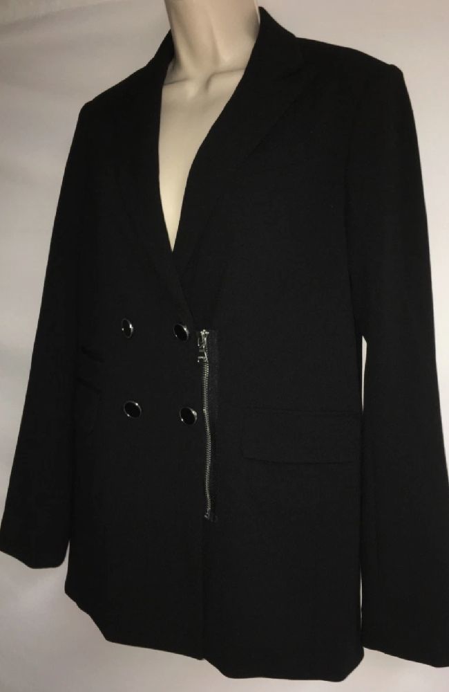 Blazer noire boutonniè