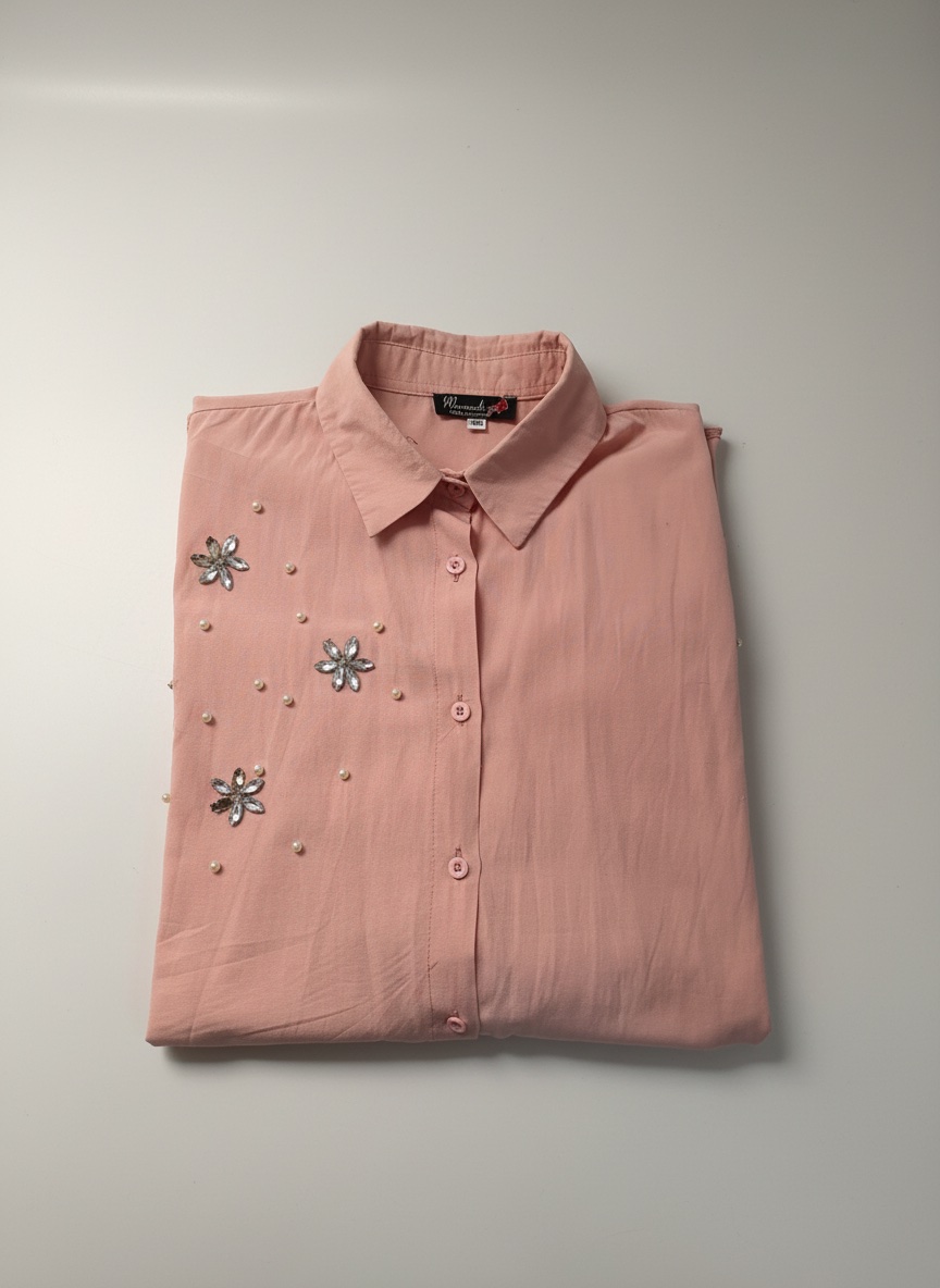 Chemise rose 