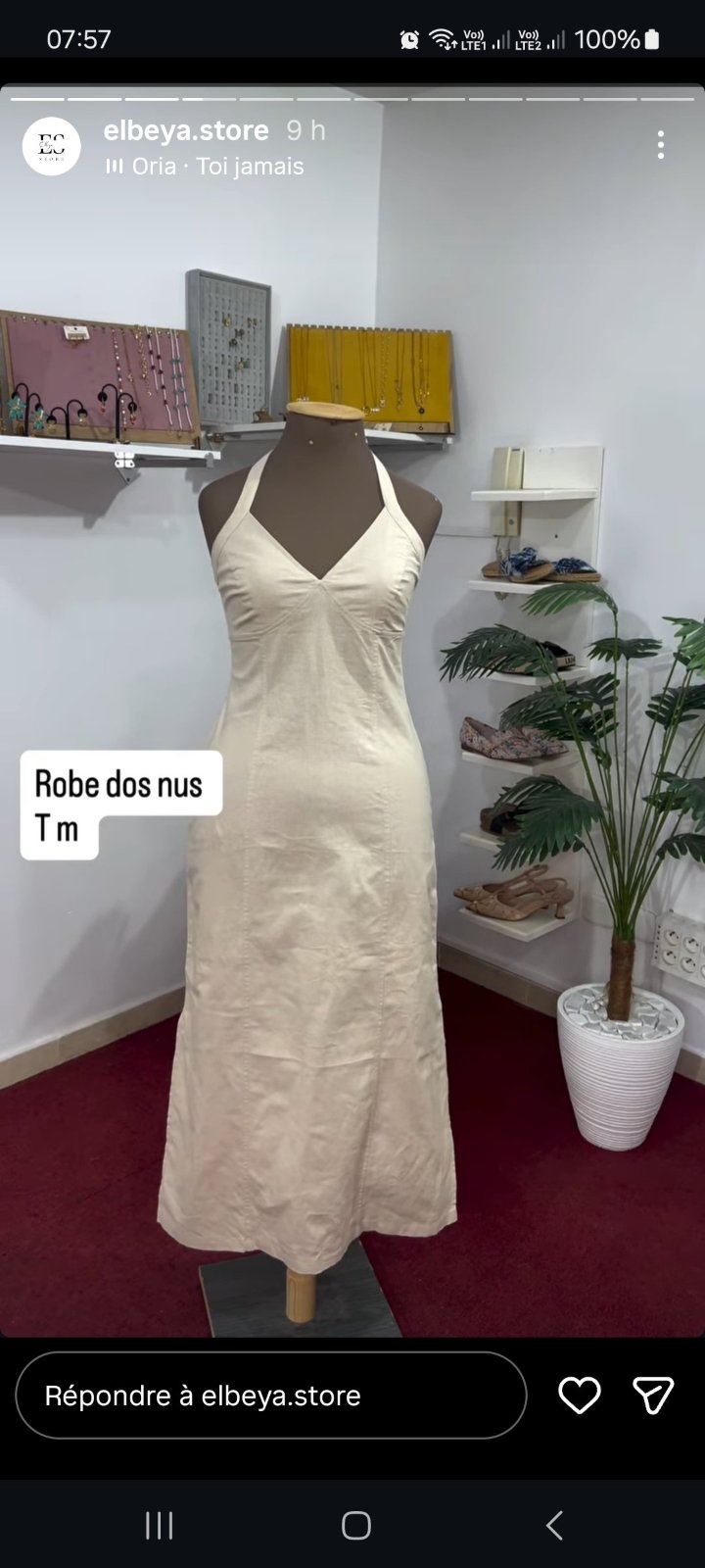 Robe lin