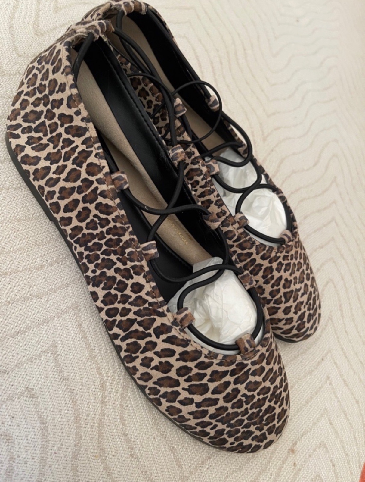 Ballerines imprimées leopard