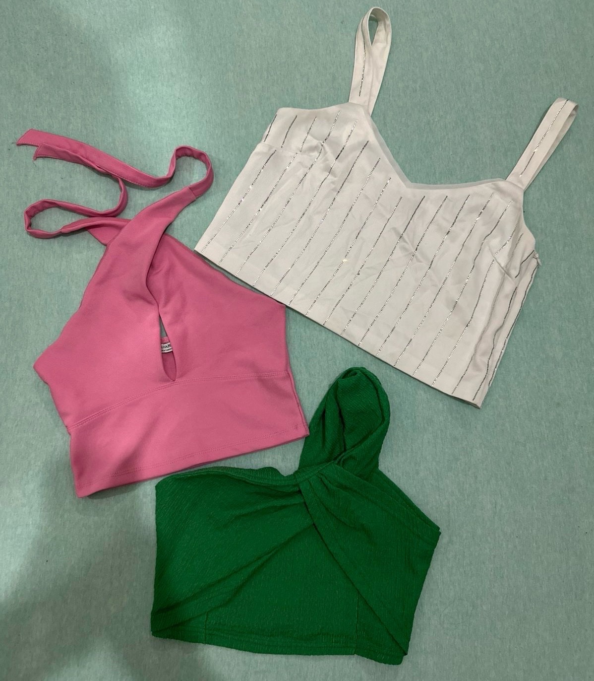 Lot de 3 crop top 