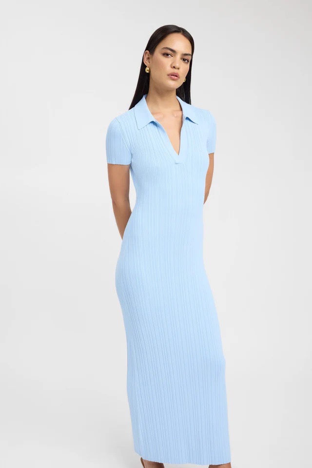 Robe polo longue 