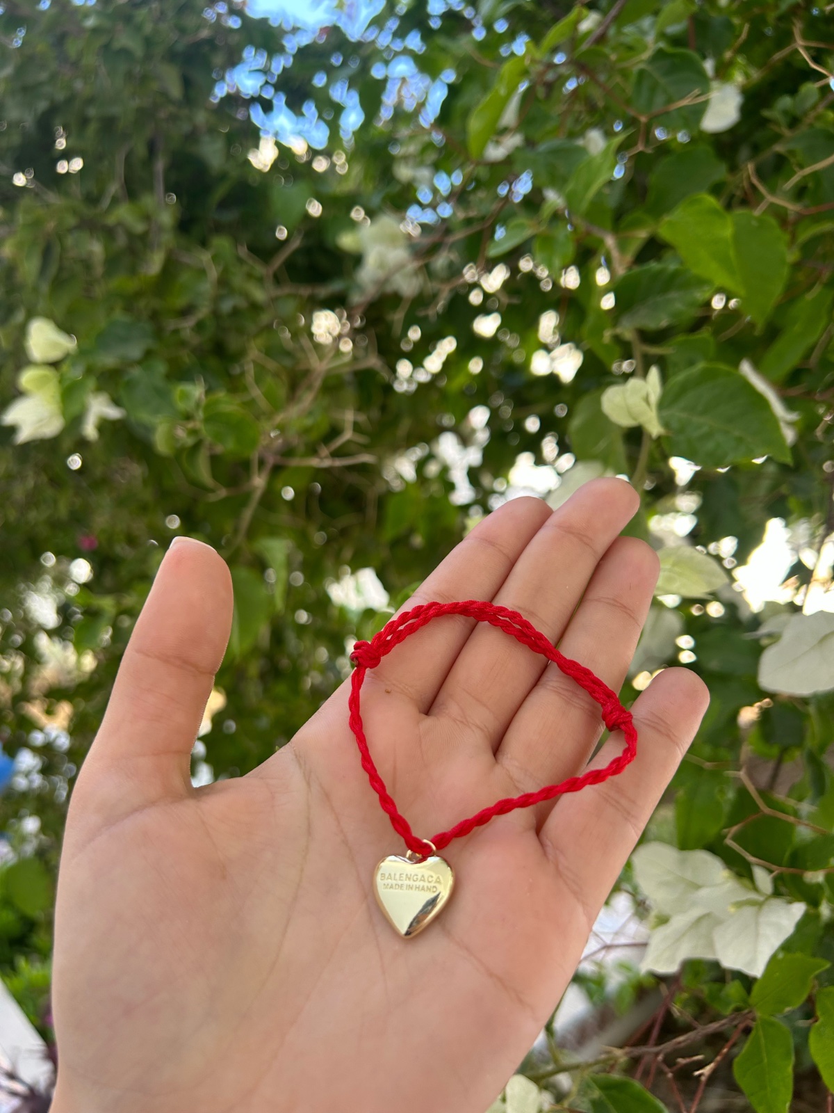 Bracelet coeur en acuee inoxydable
