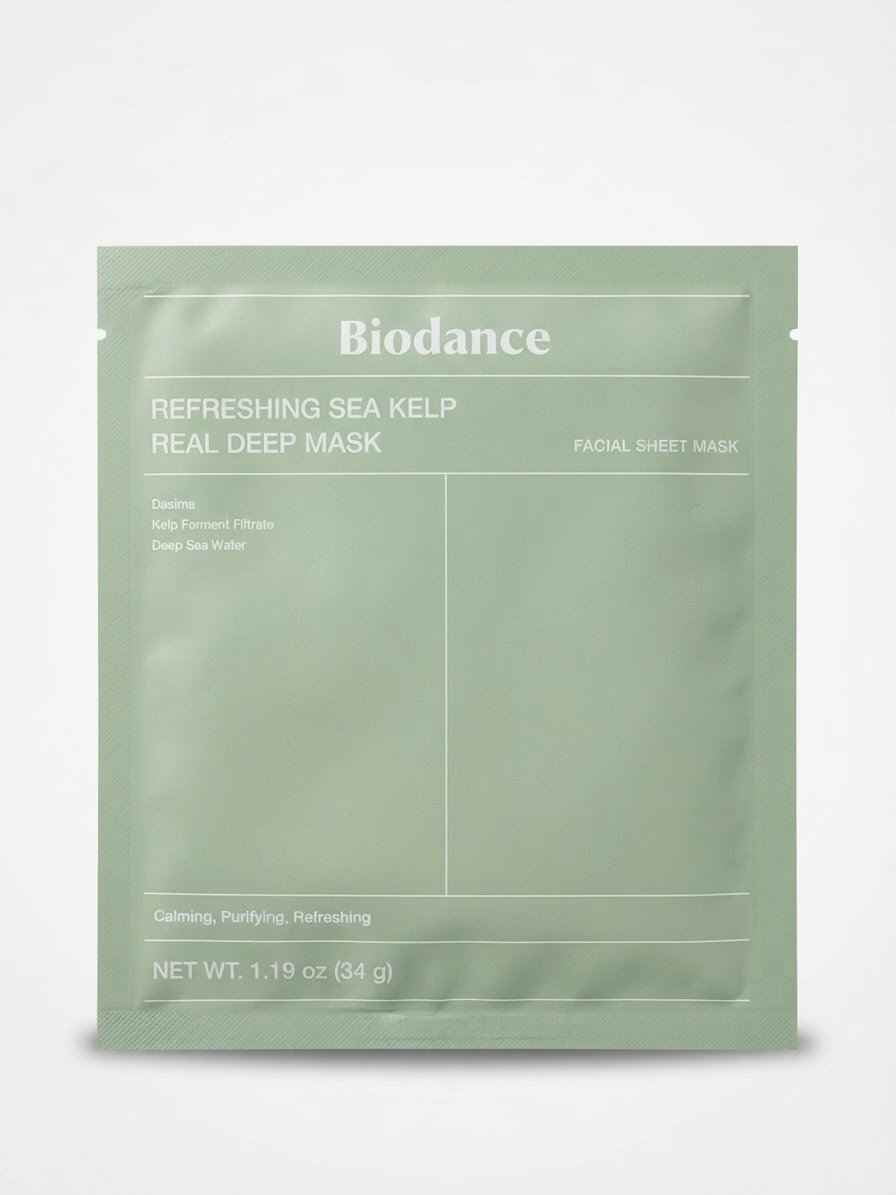 Masque visage Biodance Refreshing Sea Kelp Real Deep Mask 