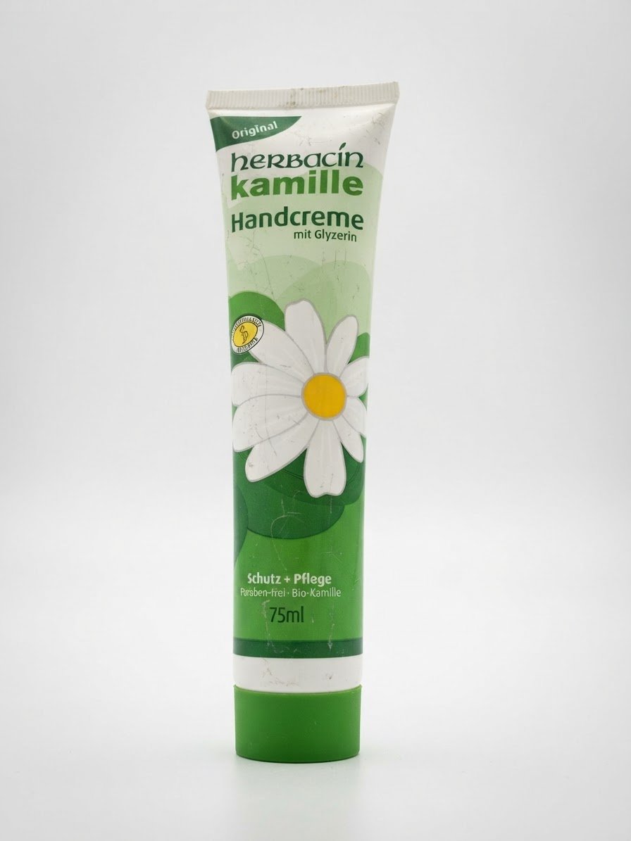 Crème pour les mains Herbacin Kamille avec glycérine.