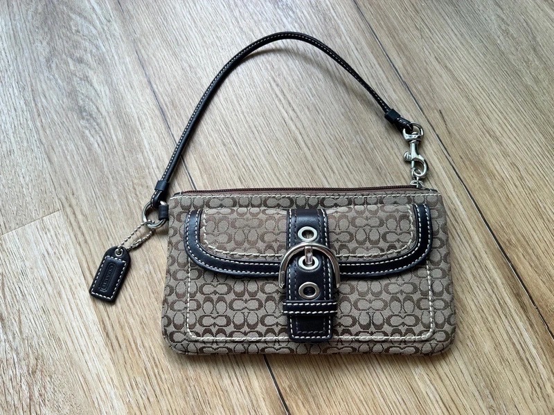 Sac baguette vintage coach 
