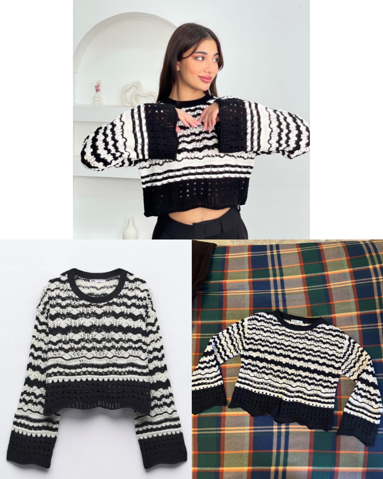 Pull crop top tendance 