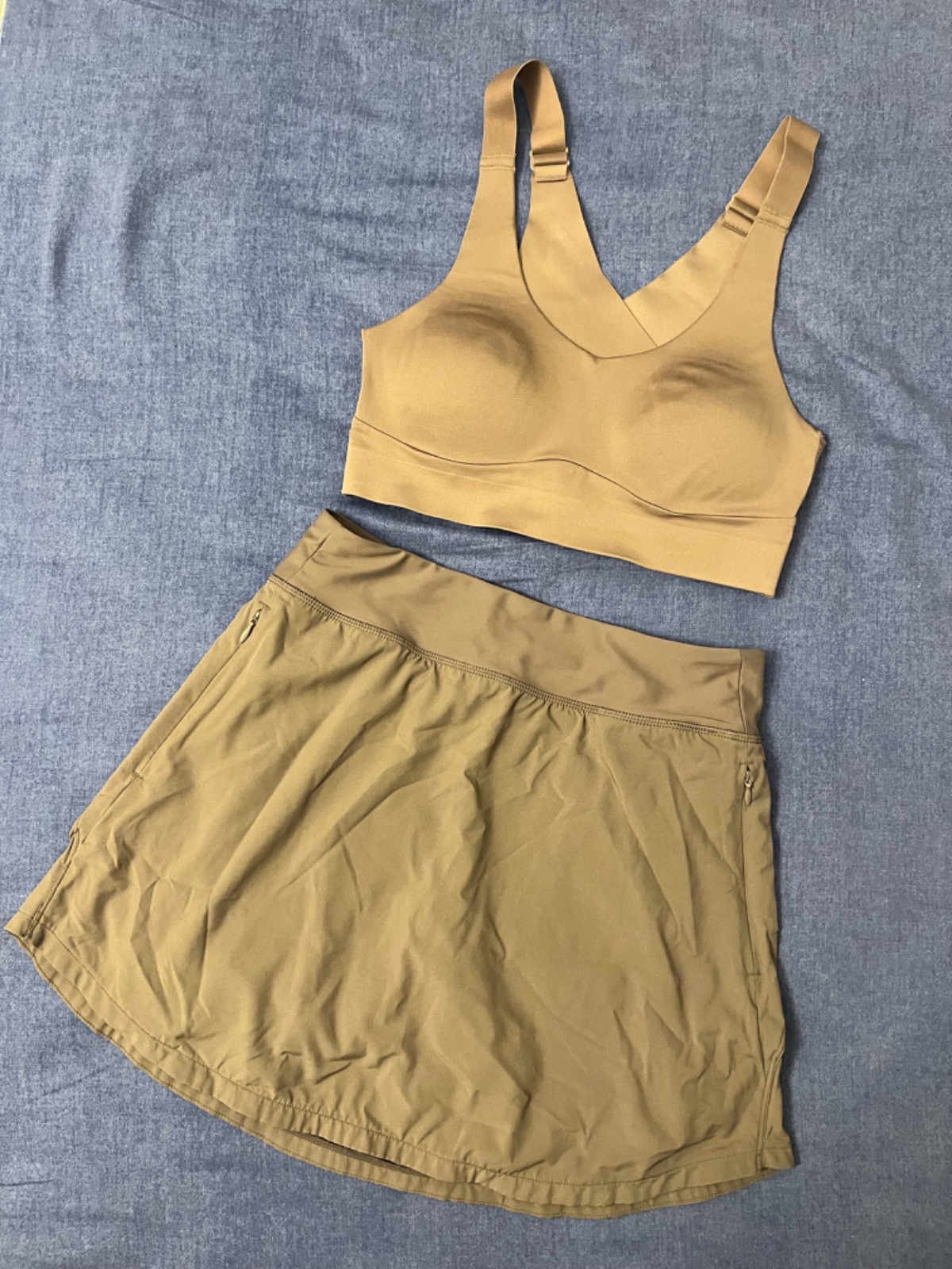 Set pour le sport couleur nude 