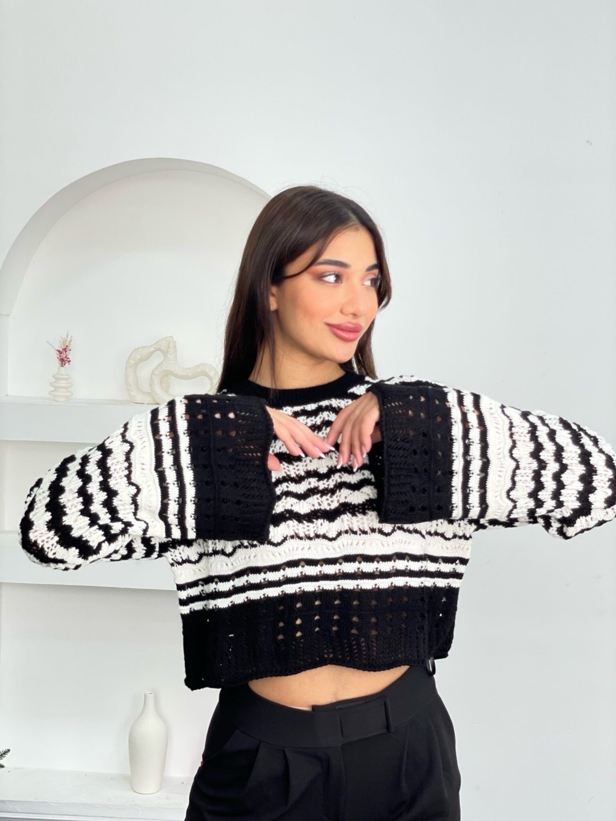 Haut  en crochet