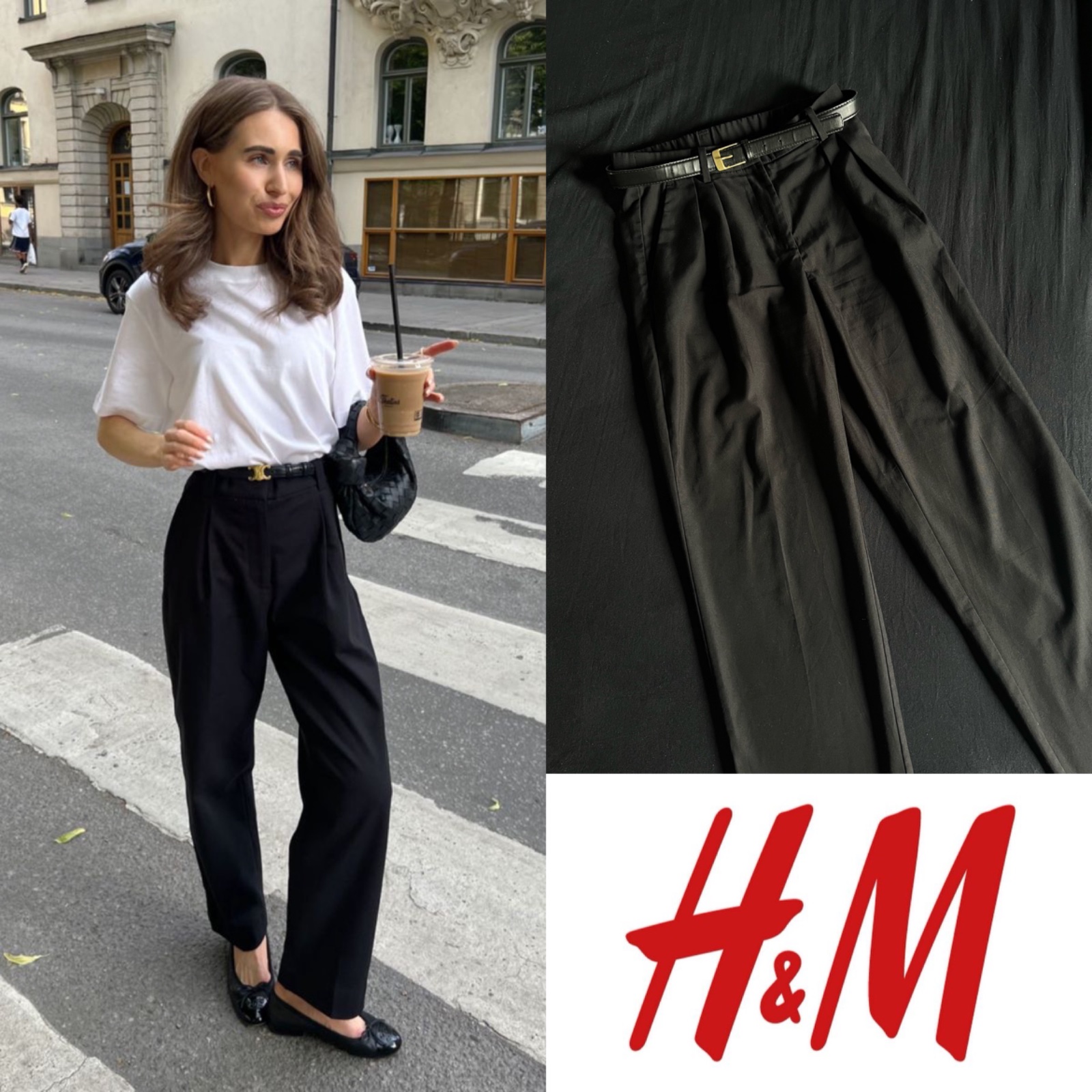 Pantalon noir hm