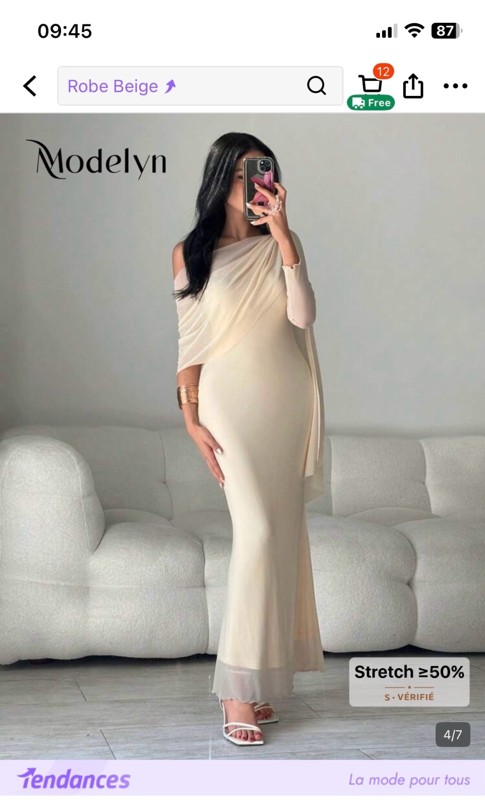 Robe butter yellow tout neuf 