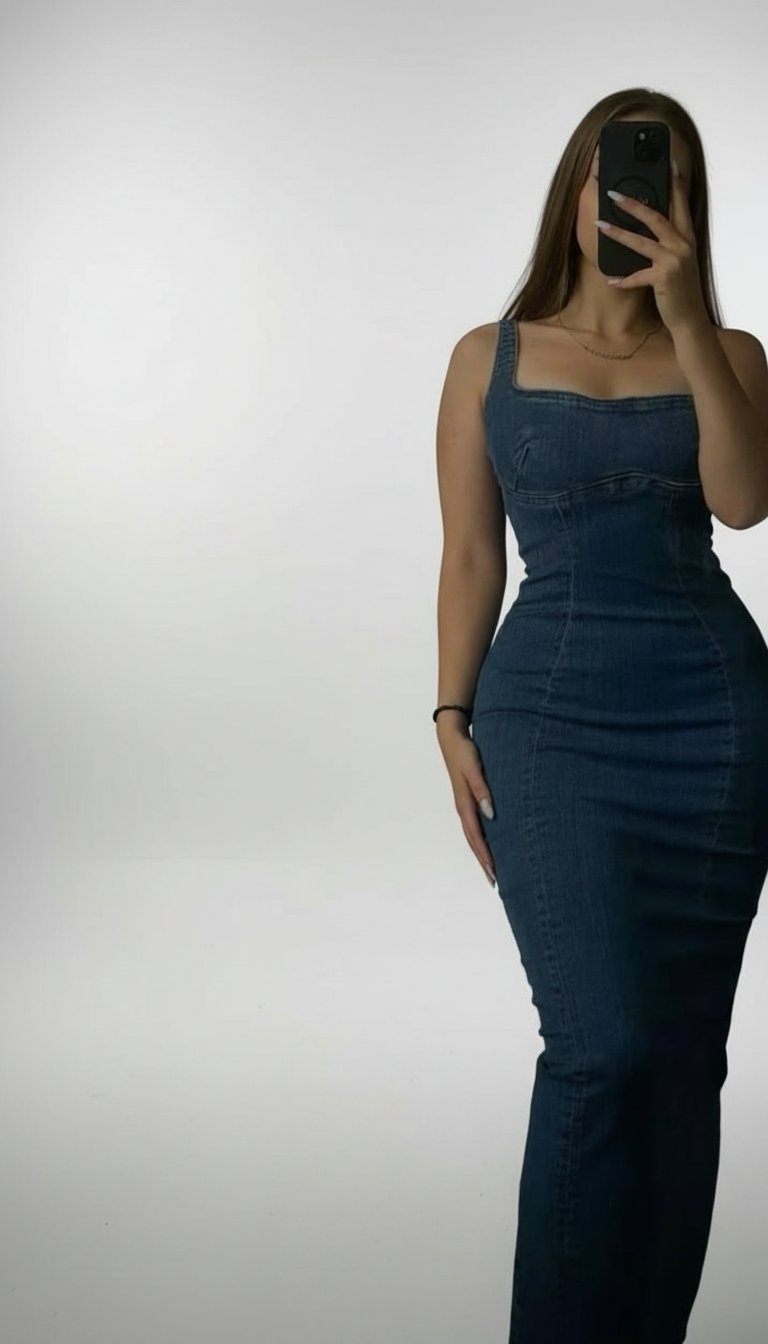 50d Bleu Marine Jean élastique