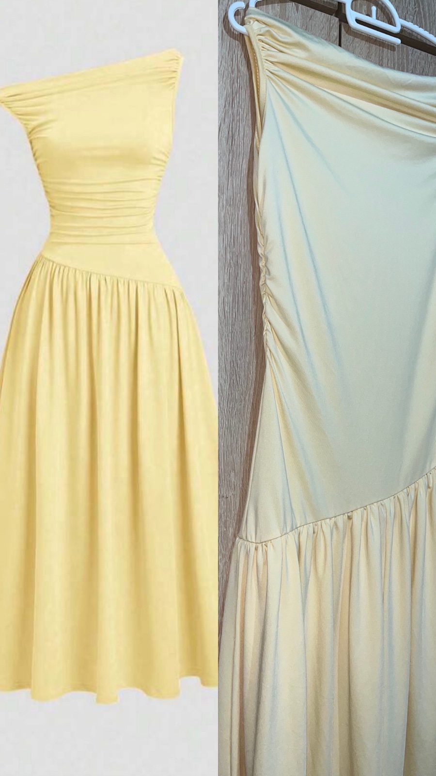 Robe jaune 