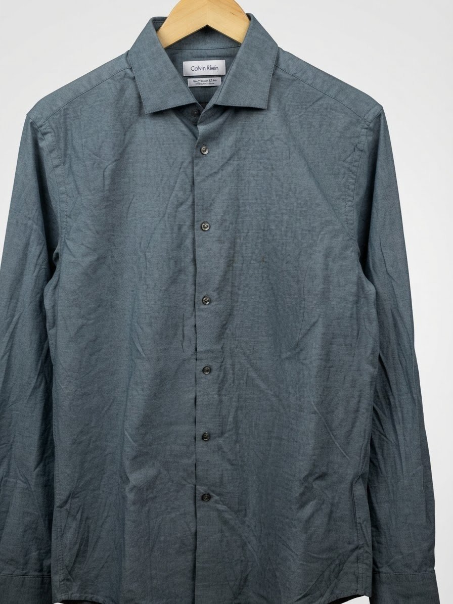 Chemise homme "Calvin Klein" de couleur "bleu gris" Taille M