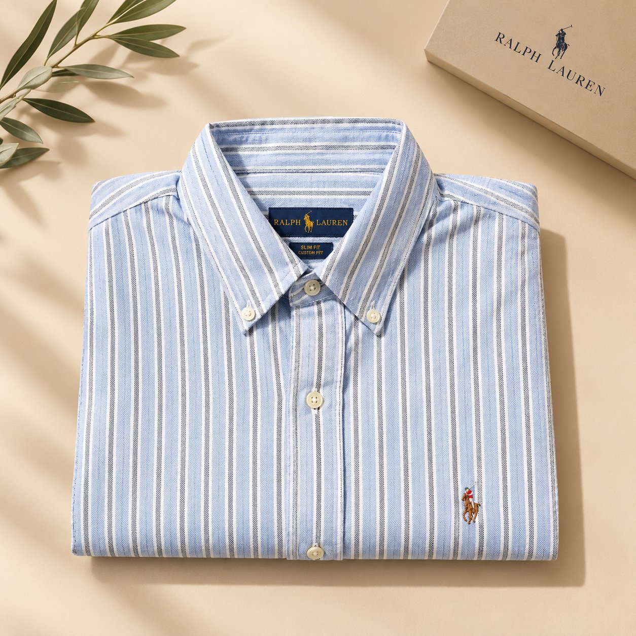 Chemise Homme Ralph Lauren ''Bleu ciel'' – Taille XL