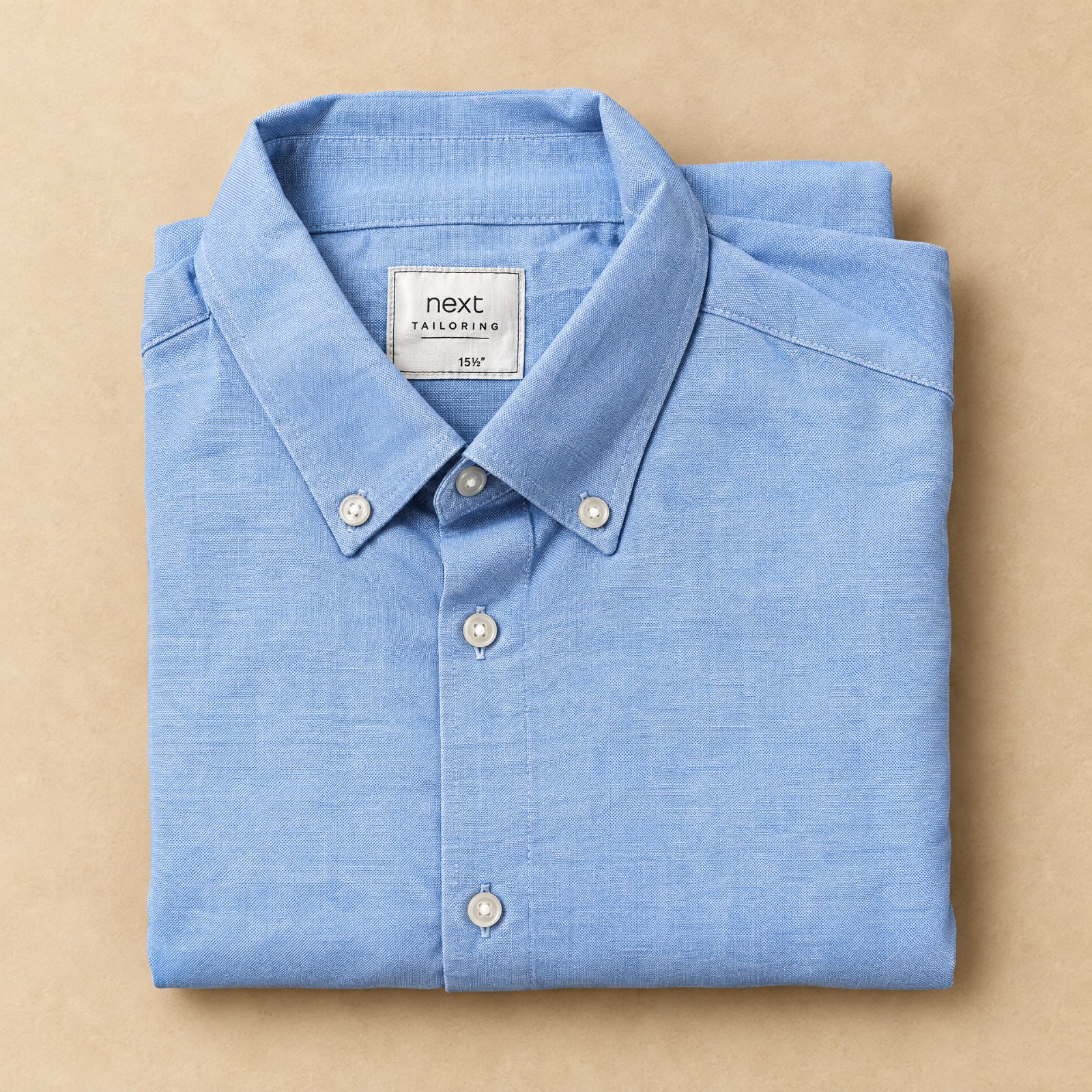 Chemise Homme _ "Next" bleu ciel Taille "M" Collar 15 1/2