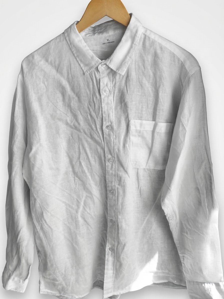 Chemise homme blanche ''قمريّة'' taille XL