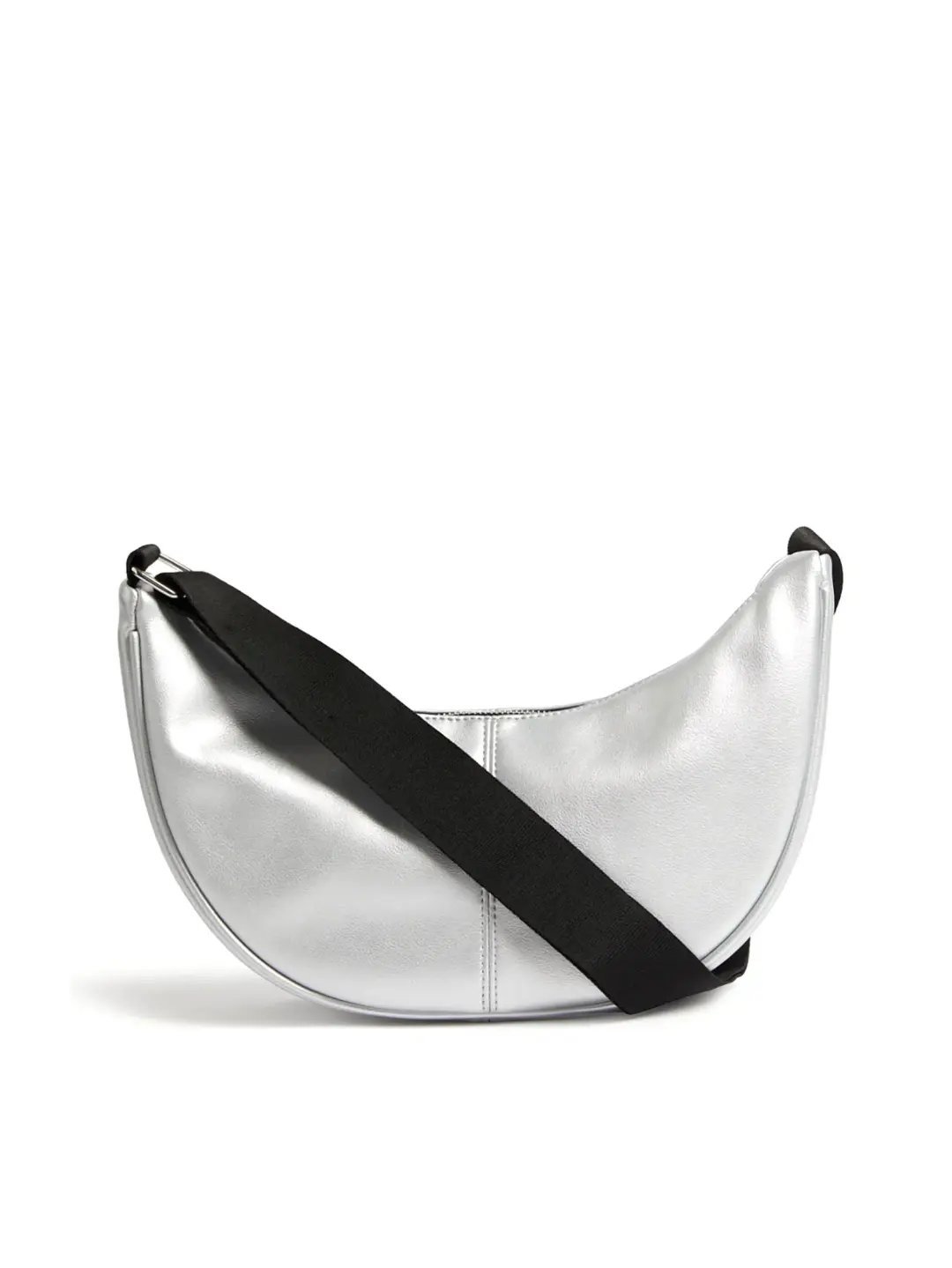 Sac bandoulière argent 