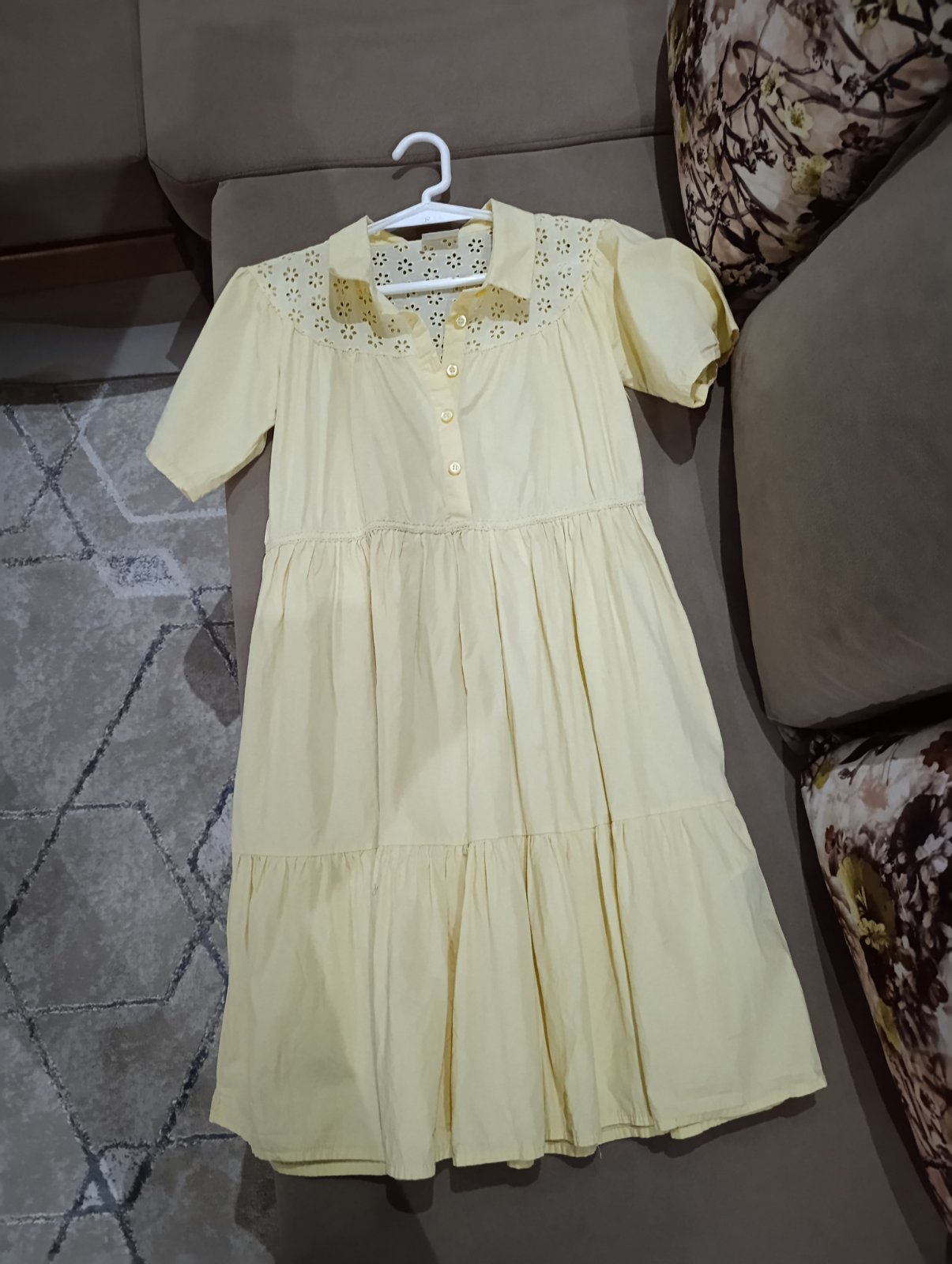 Robe jaune 