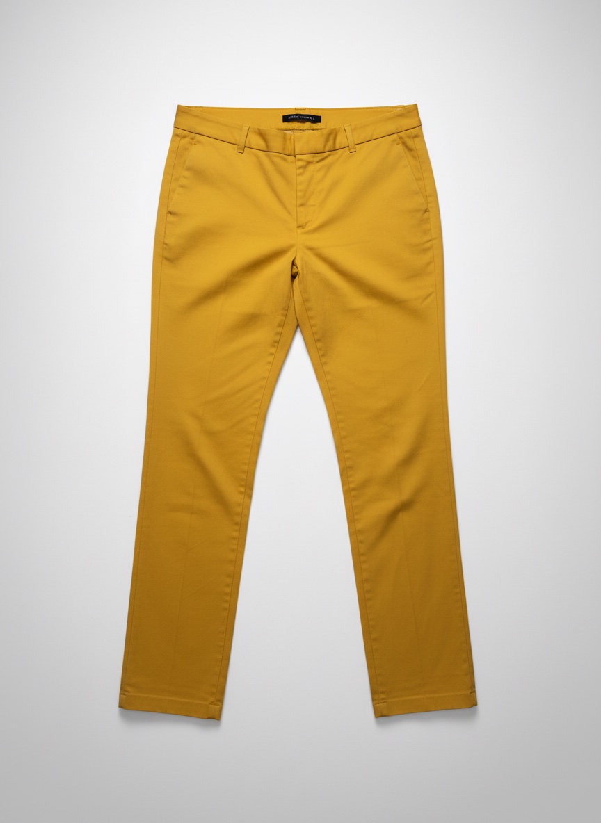 Pantalon chic jaune moutarde / safran - Parfait pour le travail