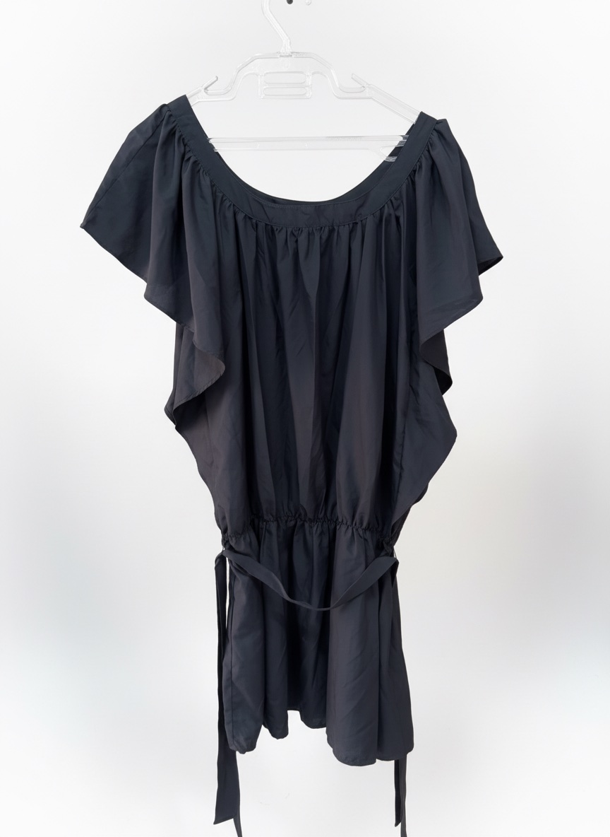 Robe noir fluide et chic