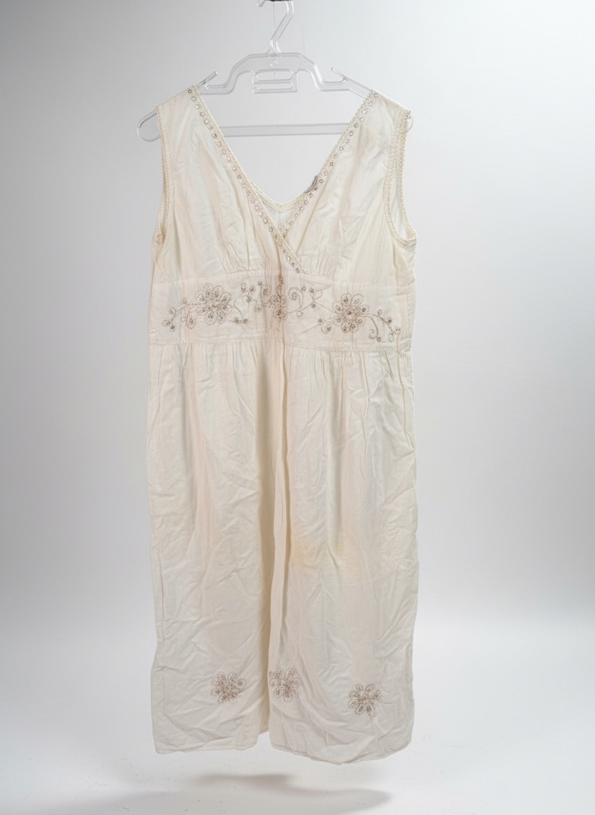 Robe estivale en coton, style folk
