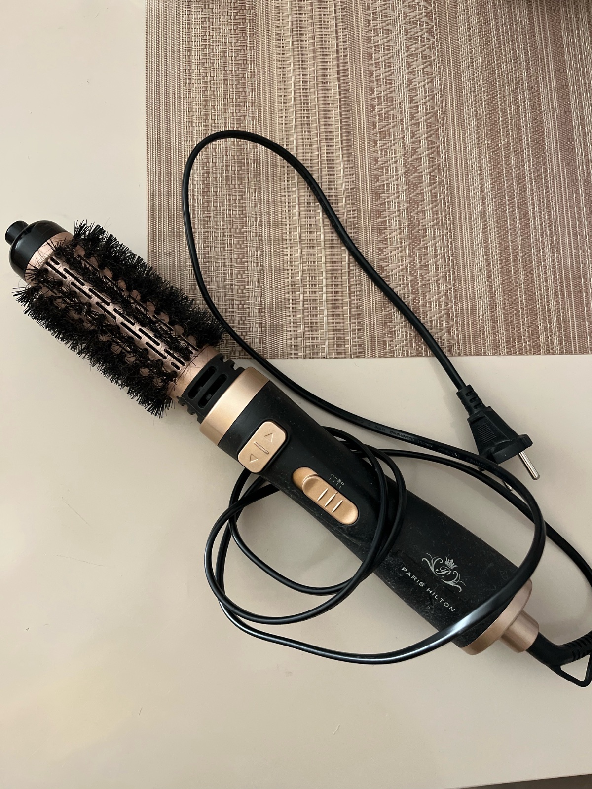 Brosse souflante rotative