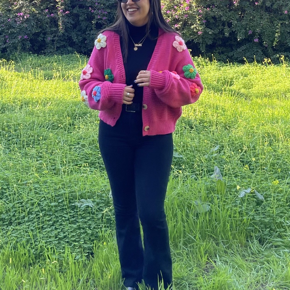 Cardigan rose