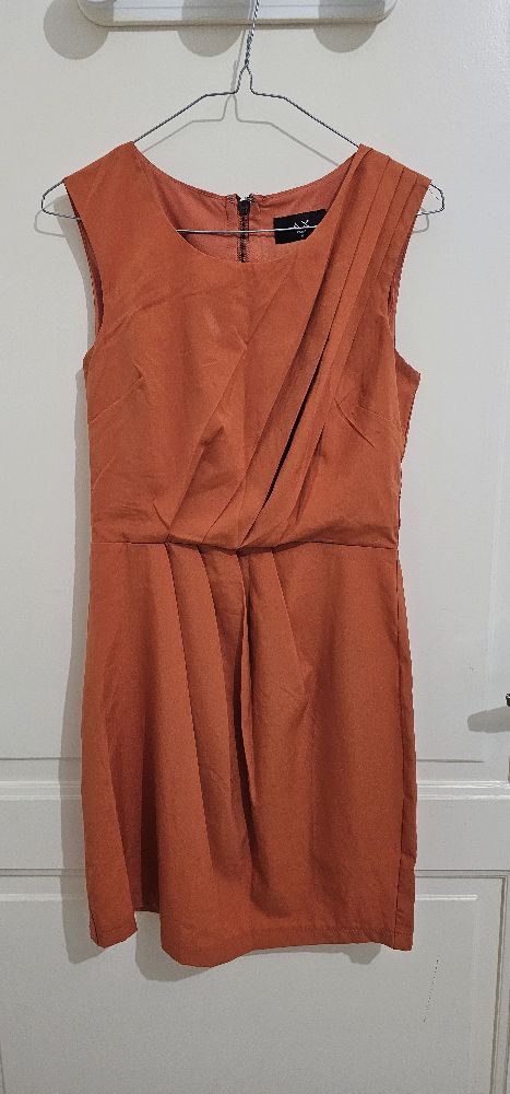Robe courte orange S