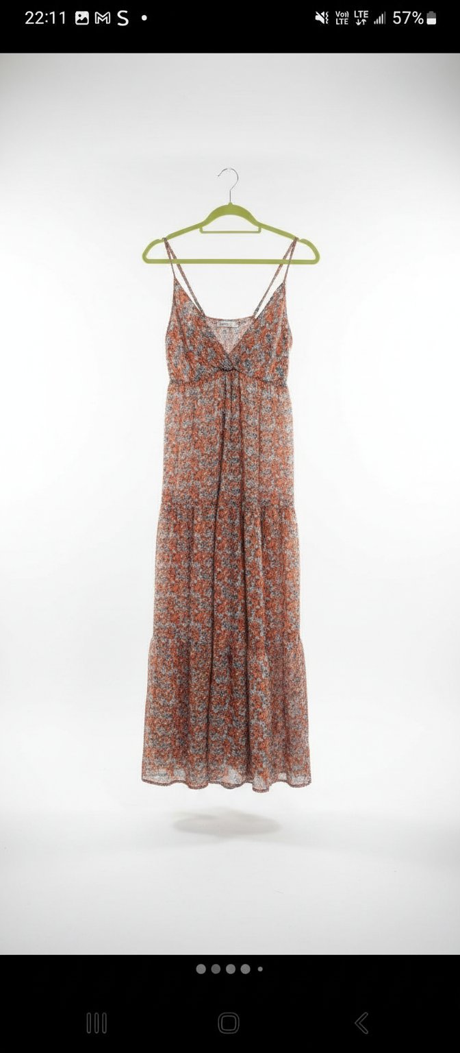 Robe langue fleurie 