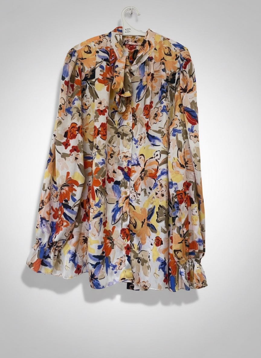 Chemise chic femme voilée