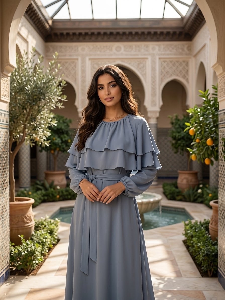 Robe bleu ciel 