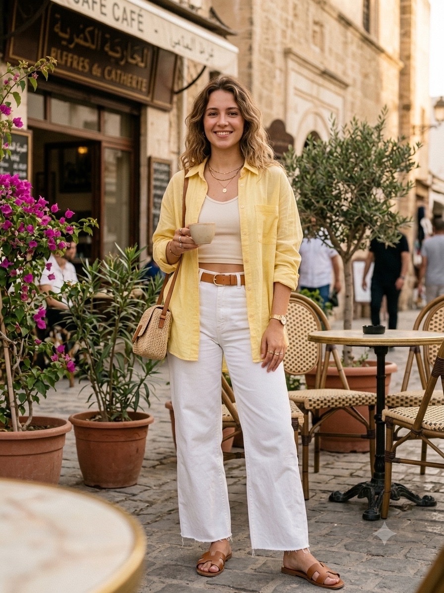 Chemise butter yellow