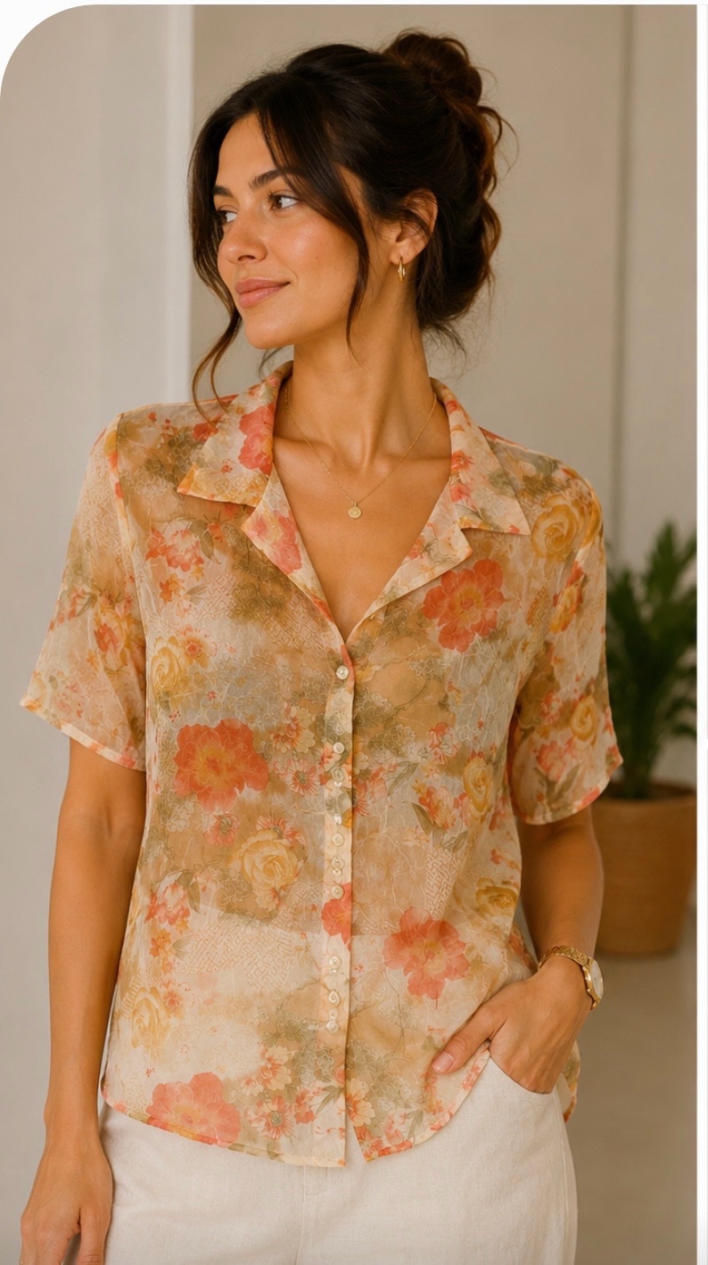 Chemisier floral 