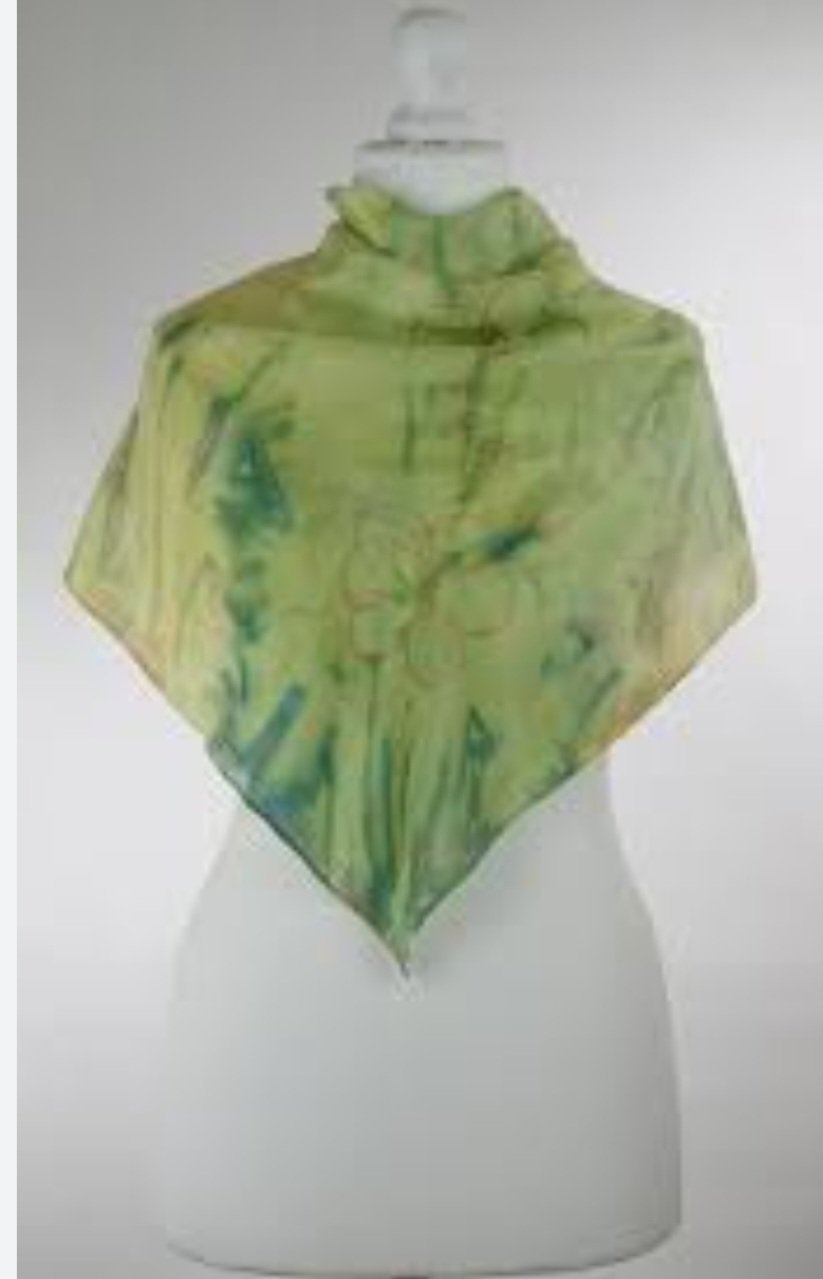 Foulard pure soie Vintage Meier Seide