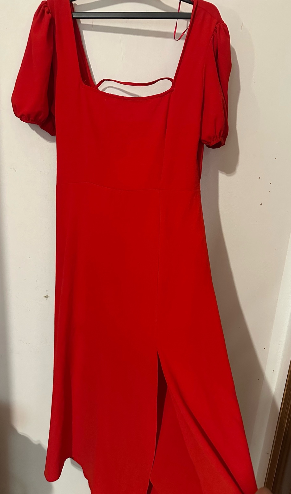 Robe rouge stradivarus
