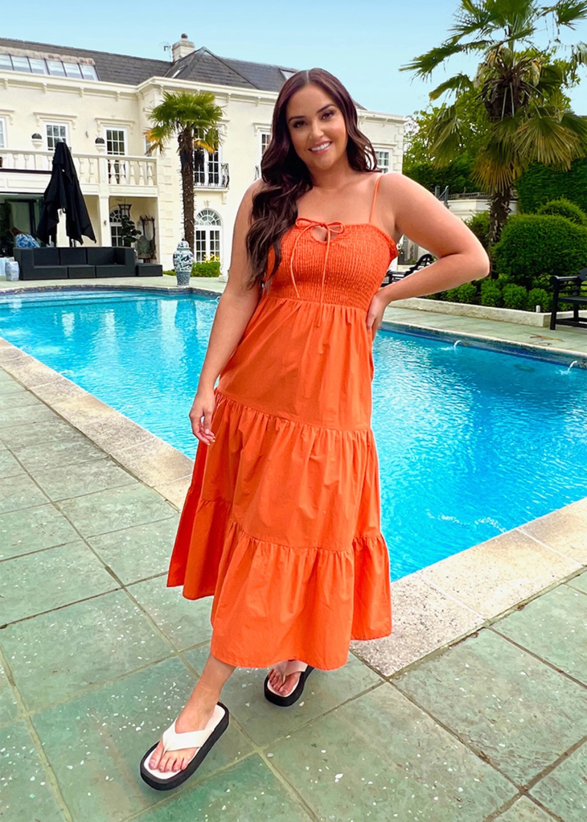 Robe orange 