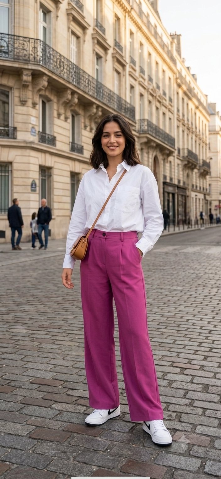 Pantalon violet 