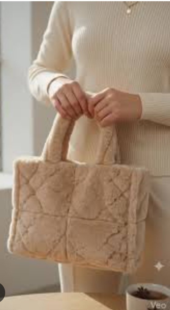Sac à main en velours 